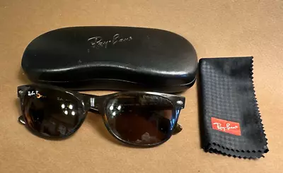 Ray-Ban RB2132 New Wayfarer 902L 55/18 3N Sunglass Frames Italy 710 Light Havana • $32