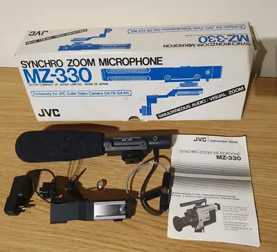 JVC SYNCHRO ZOOM MICROPHONE MZ-330  For JVC Video Camcorder  Japan • £15