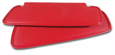 Corvette C3 Sunvisors Red Comfortweave 1969-1972 • $133.99