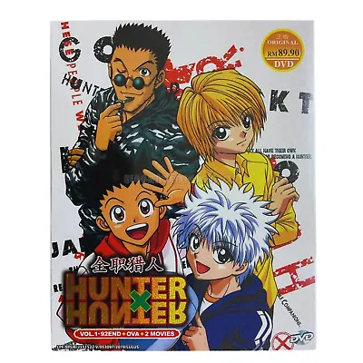 Hunter X Hunter 1999 Complete Anime 92 Eps + OVA & 2 Movies DVD Box English Subs • $47.90