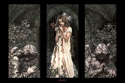 Victoria Frances Poster Angels Triptych Gothic Fairies • $15.68