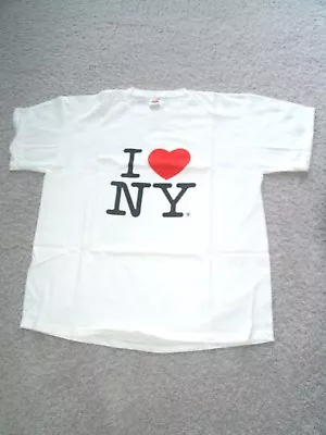I LOVE NY New York T-shirt X-LARGE Adult FRUIT Of The LOOM Brand • $4.99