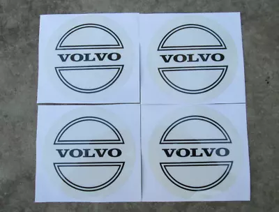 Volvo Emblems Stickers Decals For Aftermarket Hubcaps Black Letters • $25