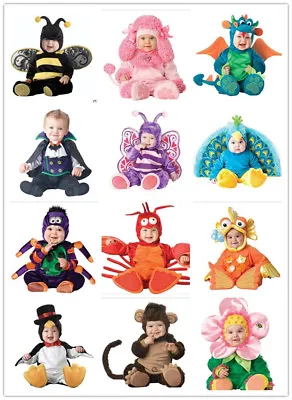 Baby Dress Jumpsuit Toddler Costume Infant Baby Plush Party Newborn Cosplay Gift • £18.39