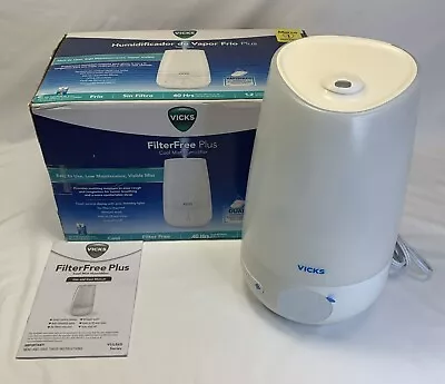 Vicks Filter-Free Plus Cool Mist Humidifier VUL565 1.2 Gallon White • $24.99