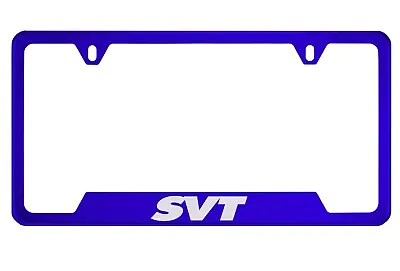 $13.50 • Buy Blue License Plate Frame For SVT