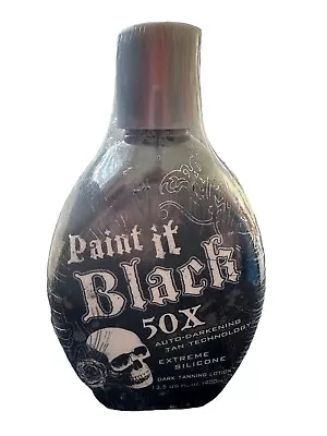 Millenium Tanning PAINT IT BLACK Auto Darkening Dark Bronze Tanning Lotion 50X • $27.95