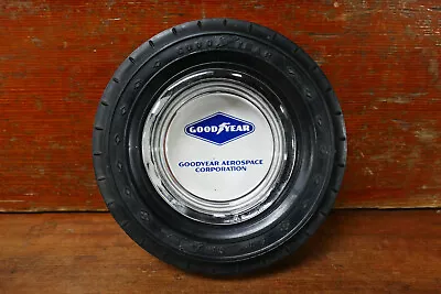 Vintage GoodYear Tires Aerospace Corporation Rubber Tire Ashtray Advertising • $34.95