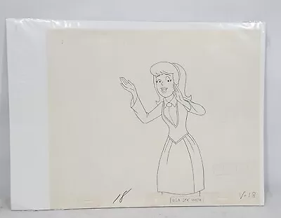 A Pup Named Scooby Doo Animation Hand Drawn Sketch Of Daphne Blake #20 • £55.32