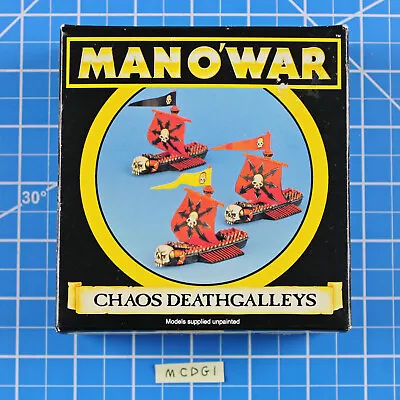 Man O War Chaos Deathgalleys - OOP - Games Workshop Manowar Death Galleys Ships • $68.95