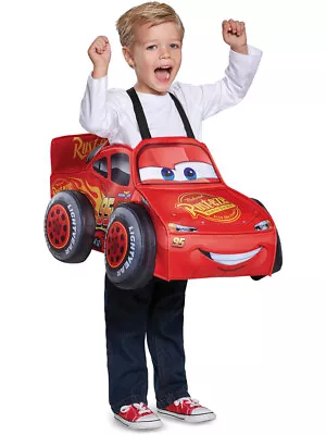 Boy's Cars 3 Lightning McQueen 3D Car Jumper Costume Up To Size 6 • $66.98