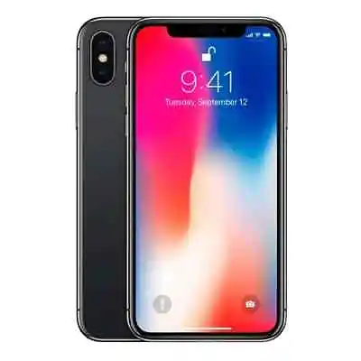 USED Grade C | IPhone X | 64GB | Space Grey | Cracked I Front Camera I Face ID • $129