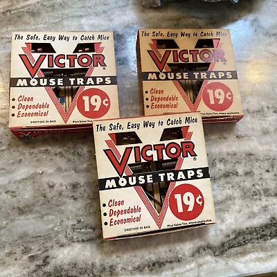 Vintage Victor Mouse Trap Traps 1955 Advertising-Unused • $20