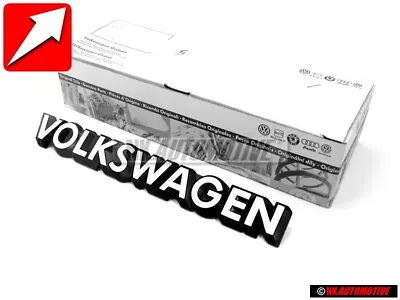 Original VW VOLKSWAGEN Rear Boot Trunk Badge Emblem White - 321853685C QK6 • $49.18