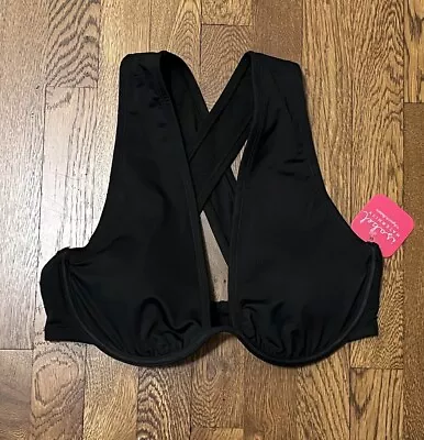 Isabel Maternity Women's Size Large Underwire Maternity Bikini Top Black • $15.99