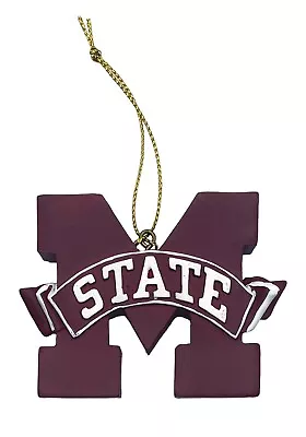 Mississippi State Bulldogs Resin Logo Ornament By Ridgewood Collectibles-New • $12.99