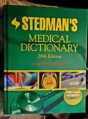 Stedman's Medical Dictionary - Hardcover By Stedman's - Good C • $17.21