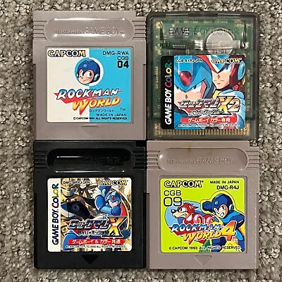 Game Boy / GBC - Rockman World 4 X X2 (Mega Man) - Japanese - US SELLER • $104.95