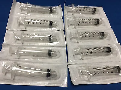 5cc LUER LOCK SYRINGES 5mL STERILE Pack Of 25 NEW!! SYRINGE ONLY NO NEEDLE • $8.50