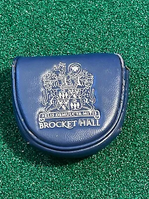 PRG BROCET HALL CC MALLET PUTTER HEADCOVER - Blue Premium Magnetic Cover GOOD • $14.95