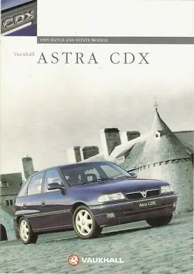 Vauxhall Astra CDX Mk3 1995 UK Market Foldout Sales Brochure 1.6i 2.0i 1.7TD  • $23.43