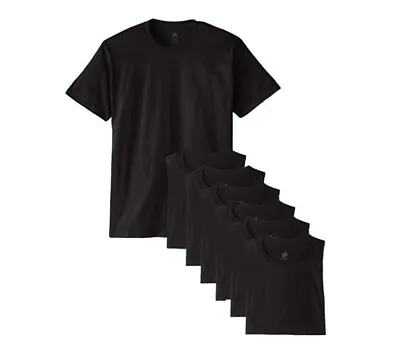 Hanes Men's 7 Pack  T-shirts 100% Cotton Value Pack UP TO SIZE 5XL! • $52.50