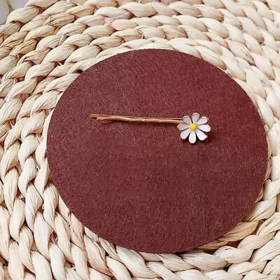 Daisy Flower Hairpins Exquisite Adorable Hair Clips P9G6 Accessories Q7F0 • £2.36