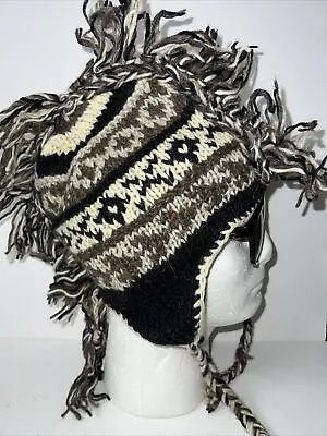 Mohawk Handmade Indian Peruvian Knitting Hat  • $12.50