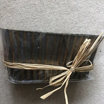 Tin Plant Container With Corrugated Edging Great For Bulbs  • £1.99