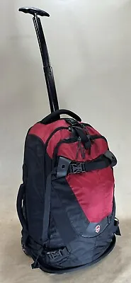 Victorinox Swiss Army E-motion 360 22  Wheeled Backpack Carry On Luggage Blk/Red • $185