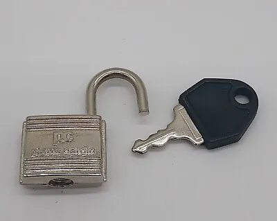 Pierre Cardin Mini Padlock With. Key • Luggage Bag Lock Silvertone Small 1.25  • $9.95