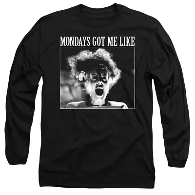 UNIVERSAL MONSTERS MONDAY Licensed Adult Men's Long Sleeve Tee Shirt SM-3XL  • $27.95