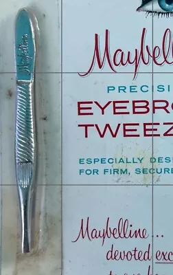 Maybelline VTG Sealed Straight End Tip Precision Eyebrow TWEEZER's New Old Stock • $25