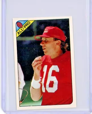 1990 Panini NFL Sticker Album #196 Joe Montana - San Francisco 49ers HOF - MINT • $3.25