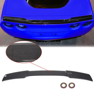 Rear Wing Carbon Fiber Look Fits For 1997-2004 Corvette C5 ZR1 Extended Style • $130