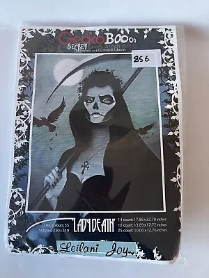 GeckoRouge Cross Stitch Kit - 'Lady Death' Leilani Joy Limited Edition Very Rare • £70