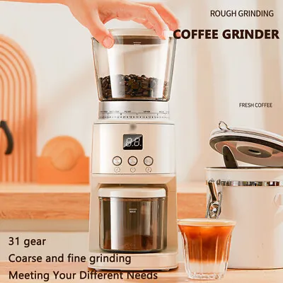 275G Commercial Electric Coffee Grinder 220V Coffee Bean Mill Conical Burr 165W • $272.77