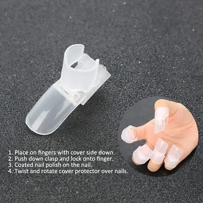 10Pcs/set Finger Nail Protector Tips To Keep New-made Polished Nail • $10.31