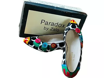 $50 • Buy Paradox By Zalo Vintage Flower Loafers Women's Shoes Size 8 M- Fabulous!