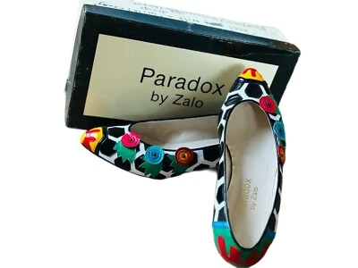 $50 • Buy Paradox By Zalo Vintage Flower Loafers Women's Shoes Size 8 M- Fabulous!
