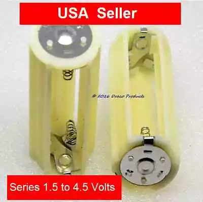 1 SERIES - Battery Adapter - Converts 3 AA Cells To 1 D Size - Outputs 4.5V  USA • $4.99