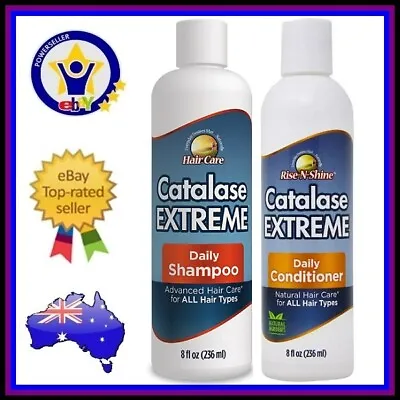 CATALASE EXTREME SHAMPOO + CONDITIONER Anti Grey Hair Growth Loss Combo 236ml • $59.95