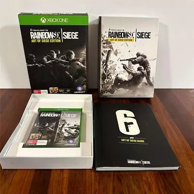 Tom Clancy's RAINBOW SIX SIEGE Art Of Siege Edition XBOX One With Tactical Book • $95