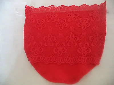 Pretty Red All Lace Modesty Panel • £4.75
