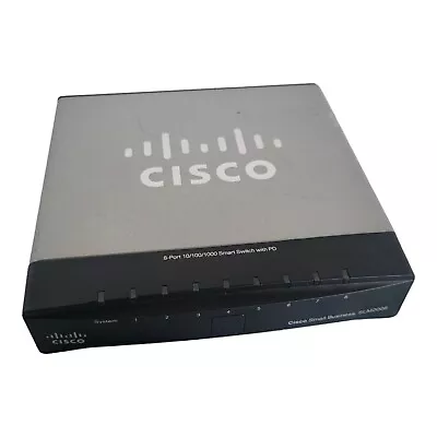 Cisco Small Business SLM2008 8-Ports Gigabit Smart Switch With PD - TESTED • $14.79