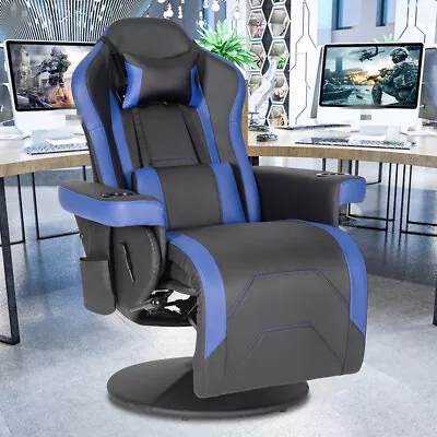 Recliner Chair Gaming Racing Armchair Lounge Sofa Chairs PU Leather • $178