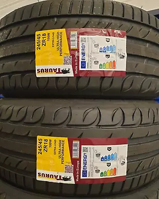 2x New Kormoran/taurus By Michelin 245/45 Zr18 Xl 100w 245 45 18 Tyres 2454518 • $223.79