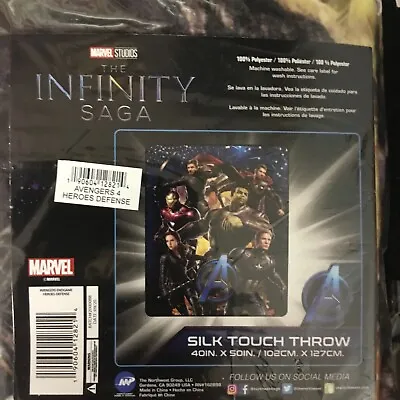 Marvel Avengers “The Infinity Saga” Throw Blanket • $19.99