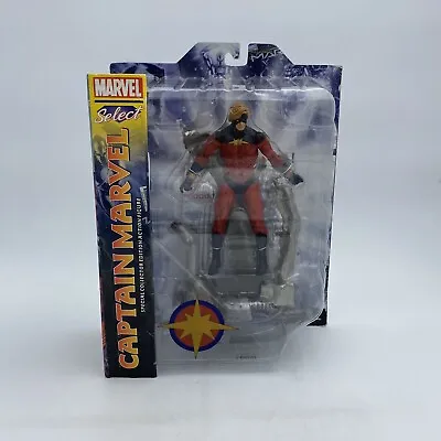 Marvel Diamond Select 2014 Captain Marvel 7” Action Figure With Stand • $31.99