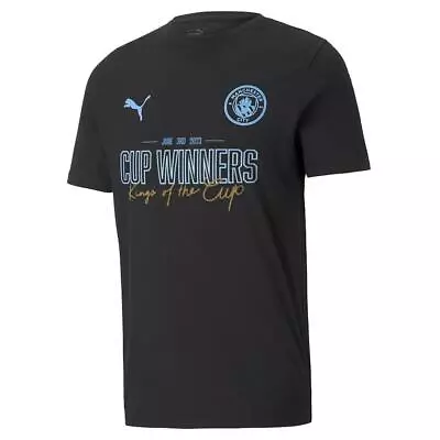 PUMA Manchester City FA Cup Winners 2023 T-Shirt • £34.99